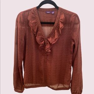 🦋CLEAR OUT🦋 MEXX beautiful blouse rust color